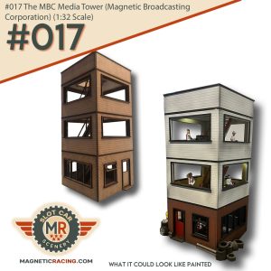 media tower slot car scenery