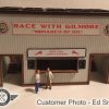 Covered Grandstand, for scalextric by magnetic racing