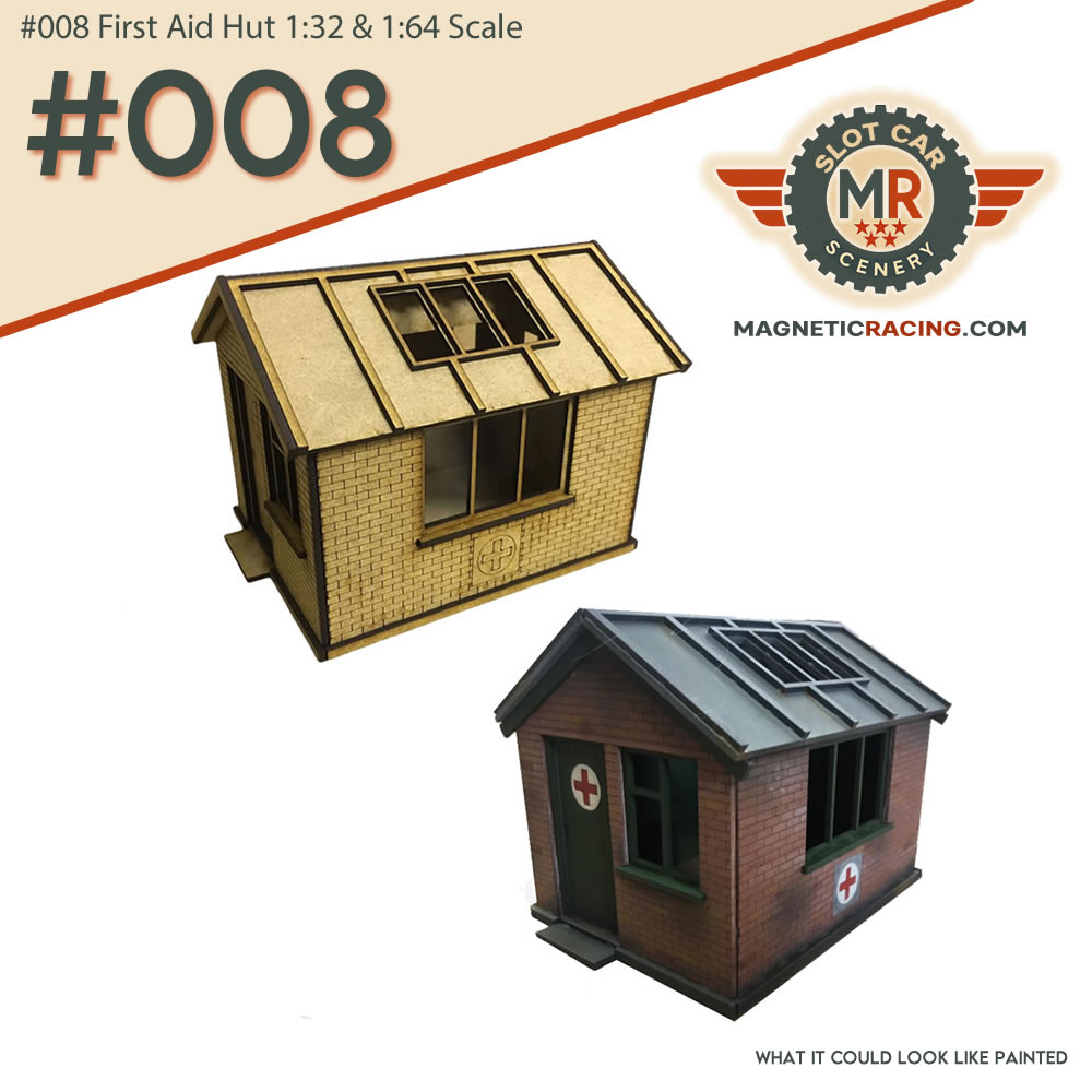 scalextric first aid hut