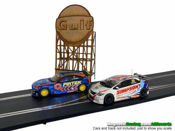 #BILL001 Gulf Billboard KIT (unpainted/painted) (comes in 2 sizes so good for all scales) - Image 3