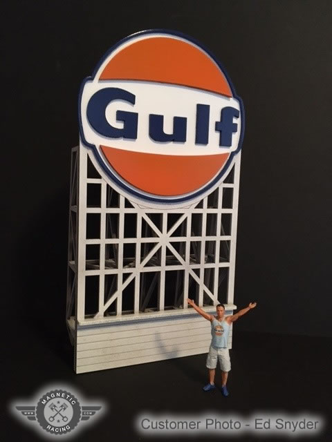 Gulf Billboard by Magnetic Racing 1:32 scale