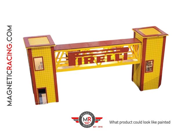 Pirelli Footbridge 1:32 scale for slot car tracks