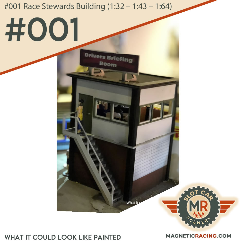 #001 Race Stewards Building (1:32 - 1:43 - 1:64) - Image 4