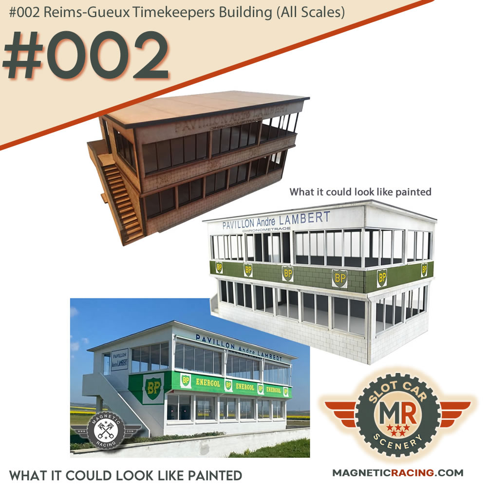 002 Reims Timekeepers Building BP Building 132 scale