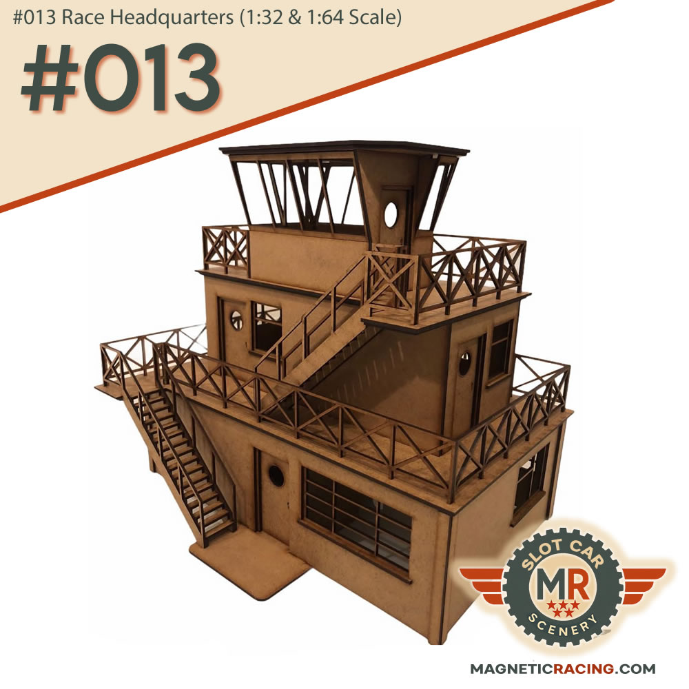 Scalextric HQ building 132 and 164 scale