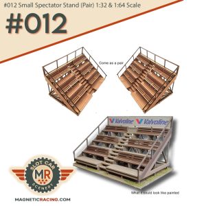 Bleachers for Slot Car Tracks