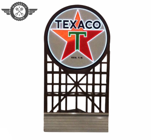 Flashing Texaco Sign for scalextric tracks 1:32 scale magnetic Racing