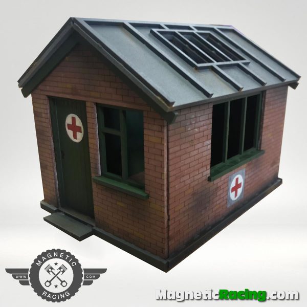 The First Aid Hut for Scalextric tracks 1:32 scale