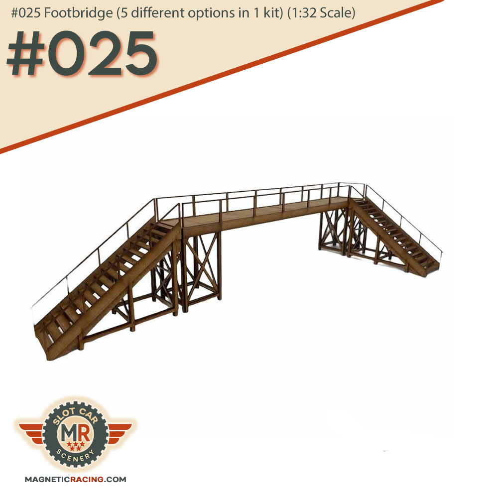 slot car scenery footbridge