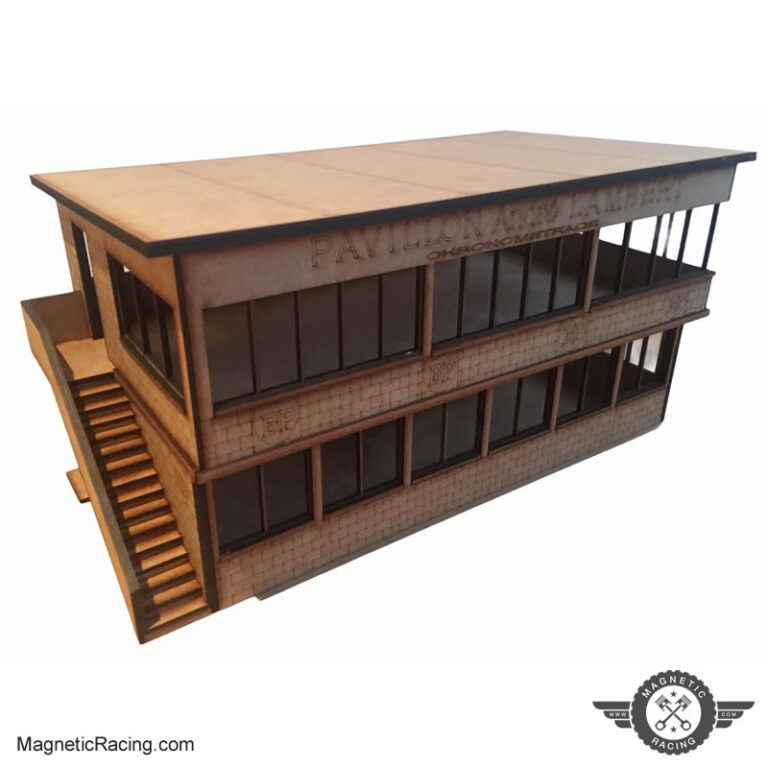 1:64 Scale #002 Reims-Gueux Timekeepers Building - Magnetic Racing 1 64 Scale Buildings For Sale
