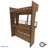 #023c Modern Pit Building (Low Relief) (1:32 Scale) - Image 3