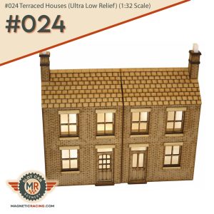 ultra low relief 132 scale terraced houses