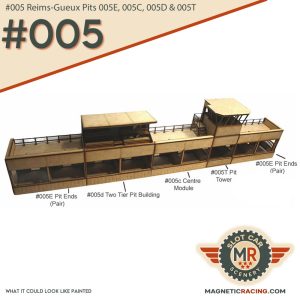 Reims-Gueux Pit Buildings 1:32 scale