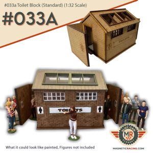 1:32 scale toilet block #033A