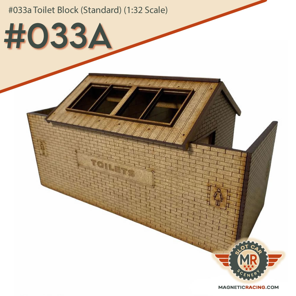 1:32 scale toilet block #033A