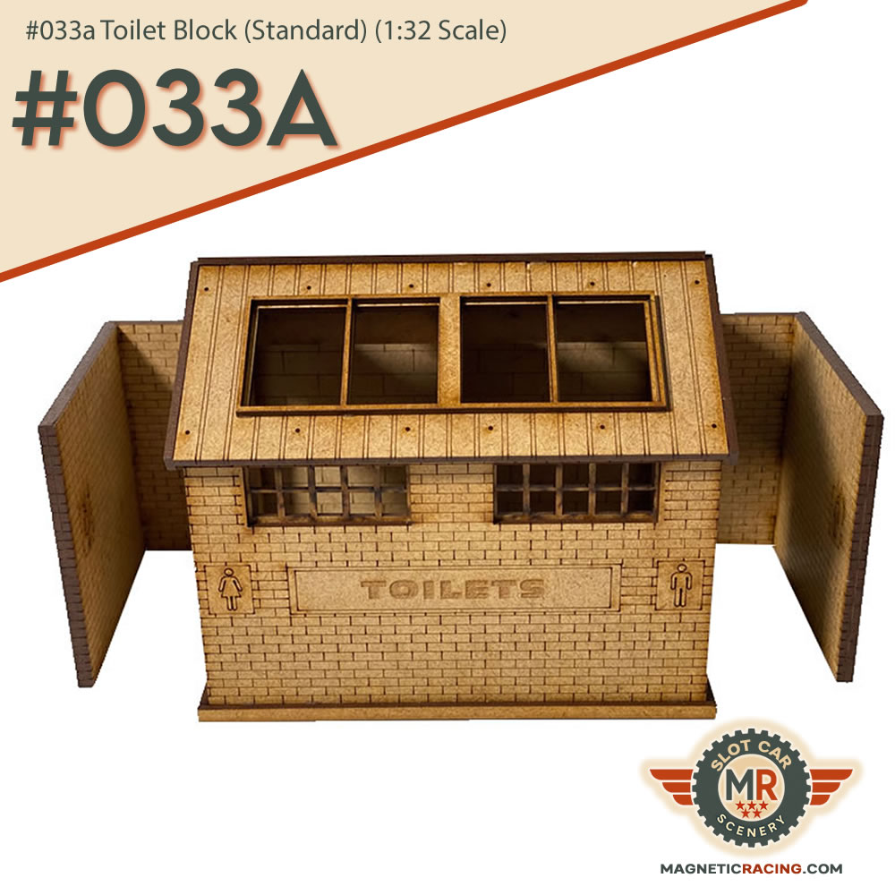 1:32 scale toilet block #033A