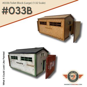 1:32 scale toilet block #033B