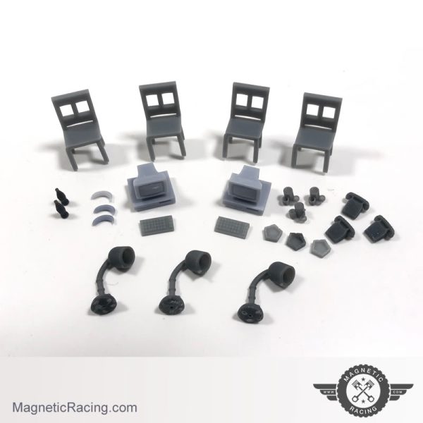 1:32 scale Desk items, for scalextric and slot car scenery, Magnetic Racing