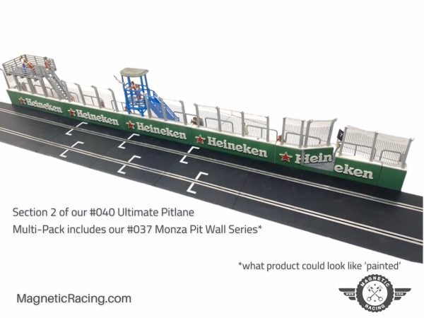 #040 Ultimate Pit Pack - Scalextric pit buildings and podium and pit walls 1:32 scale