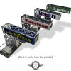 Magnetic Racing Half Gantry 132Scale