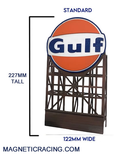 GULF Billboard for scalextric and slot car tracks