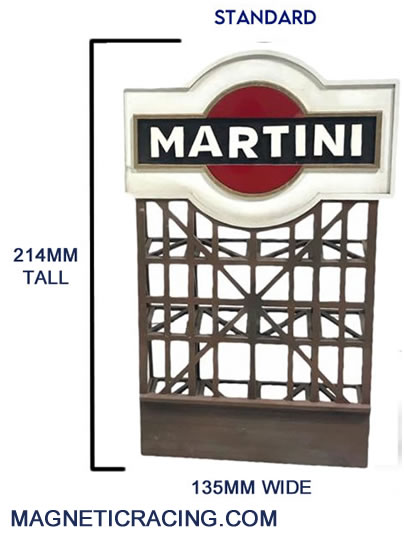 Martini Billboard for scalextric and slot car tracks