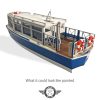 1:32 scale boat, passenger boat