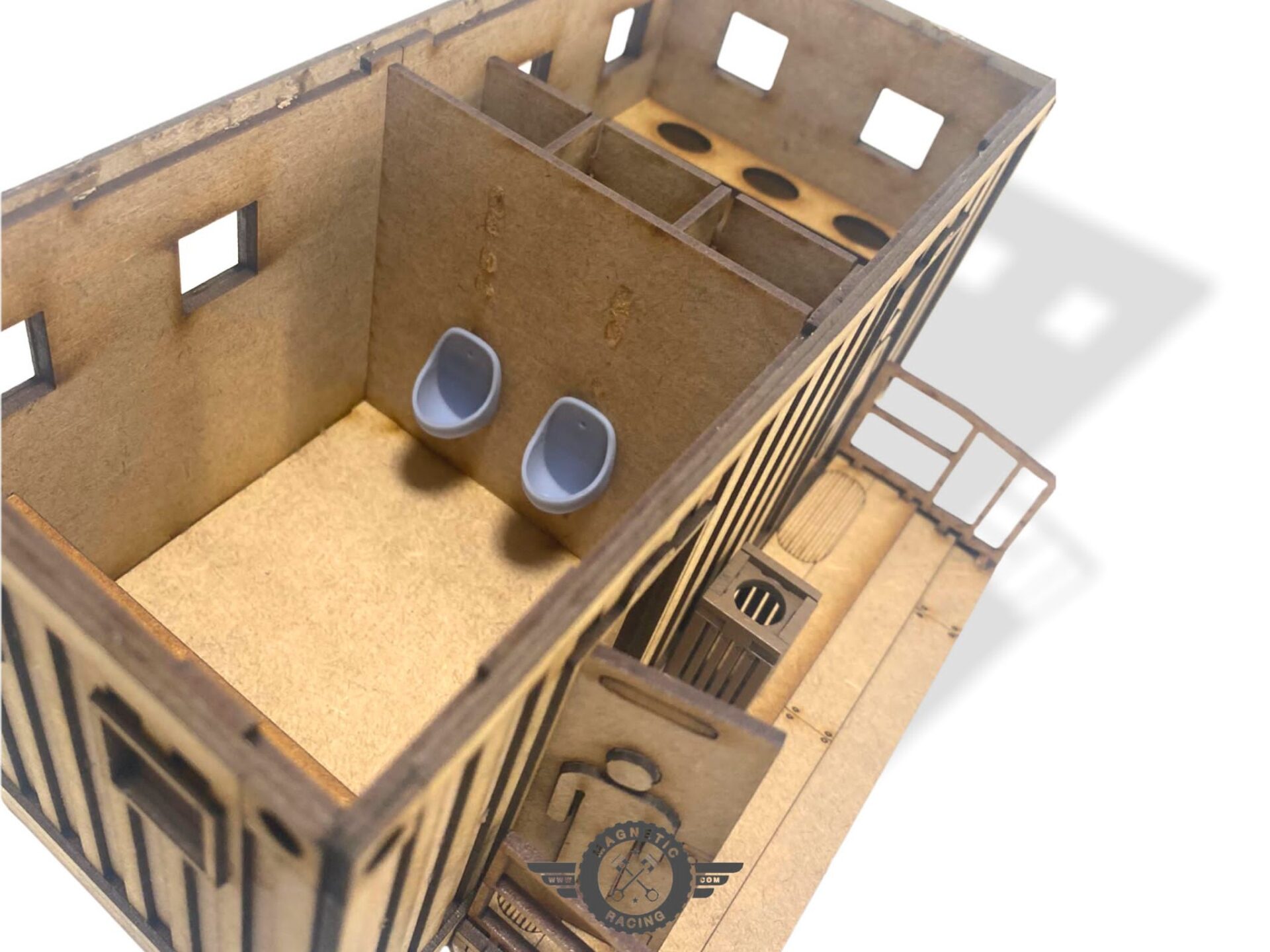 041T Container Toilet Block (20ft) (132 Scale)