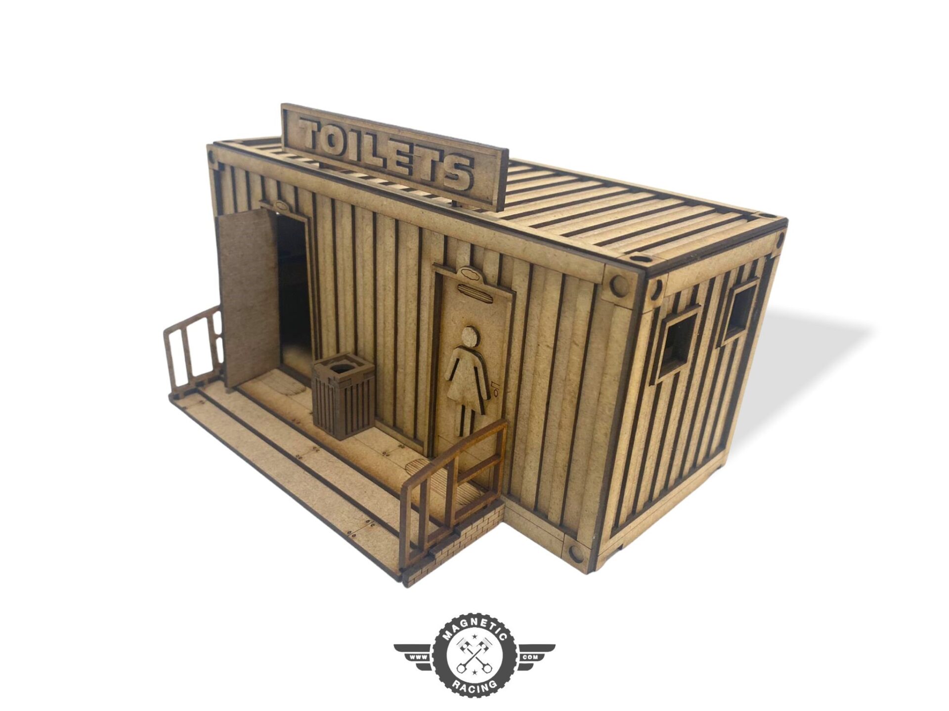 041T Container Toilet Block (20ft) (132 Scale)