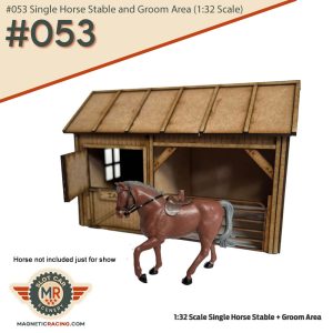 1:32 scale horse groom area kit