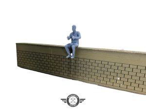 1:32 scale sitting figure for slot car and scalextric
