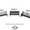 benches 132scale for slot car tracks