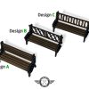 benches 132scale for slot car tracks