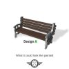benches 132scale for slot car tracks