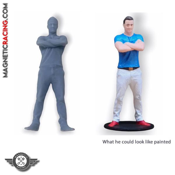 132 scale slot car figure Standing