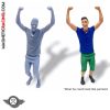132 scale slot car figure Standing