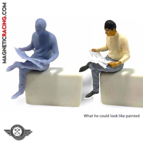 132 scale slot car figure Sitting