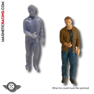132 scale slot car figure Standing