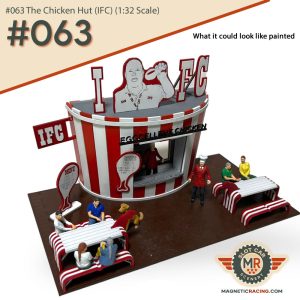 1:32 scale KFC like building