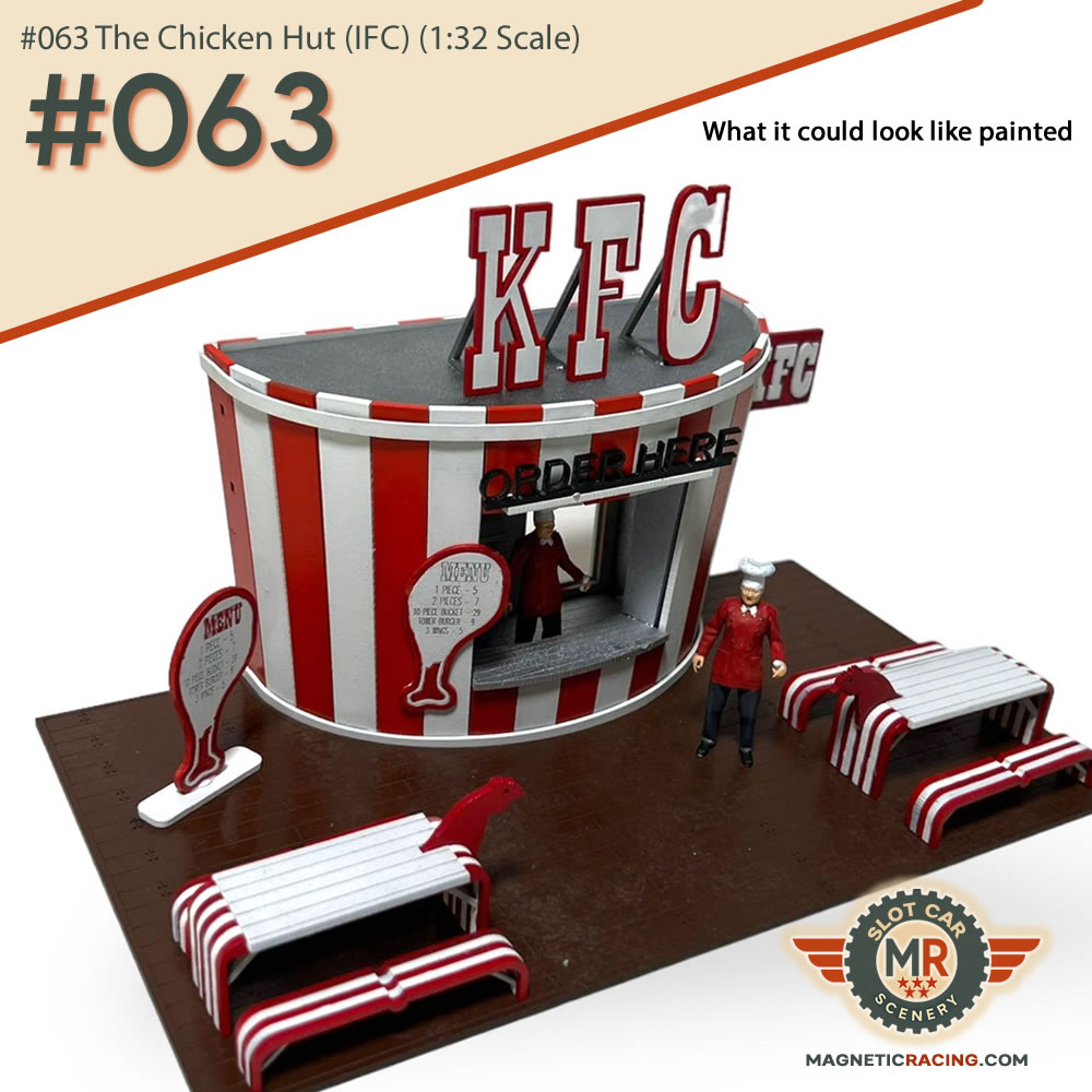 1:32 scale KFC like building