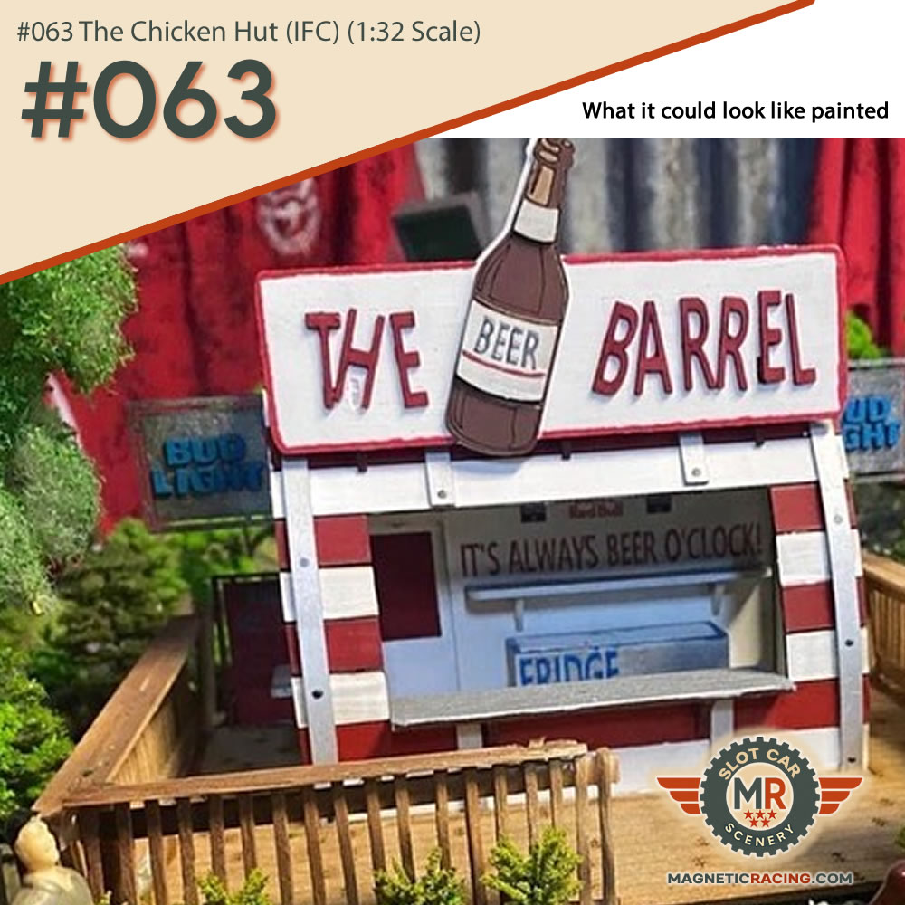 1:32 scale KFC like building