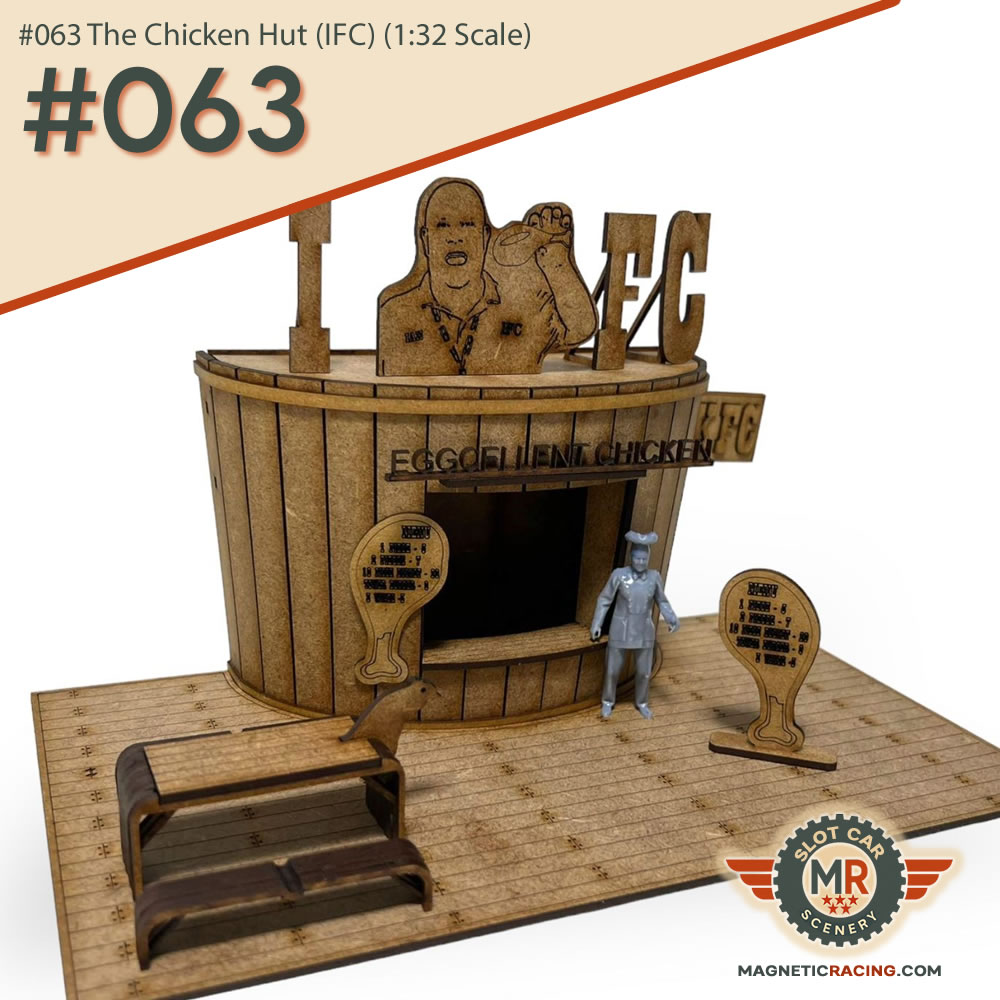 1:32 scale KFC like building