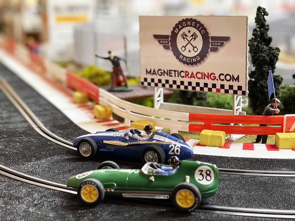 Customer Photo Nascot Wood SlotCar Club Billboard With Sticker