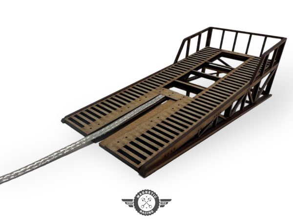 Rally Stage start ramp for slot cars