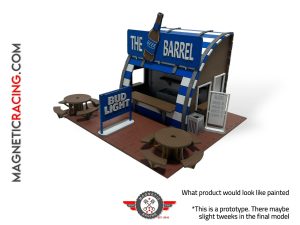 1:32 scale beer barrel outlet for slot cars and scalextric
