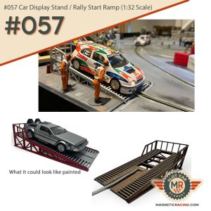 slot car rally start and display stand