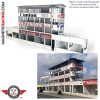 Reims_gueux Pit Building 50's for Slot Car circuits