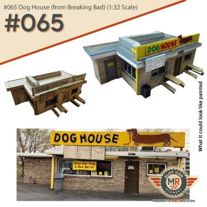 THE DOG HOUSE FROM BREAKING BAD IN 1:32 SCALE