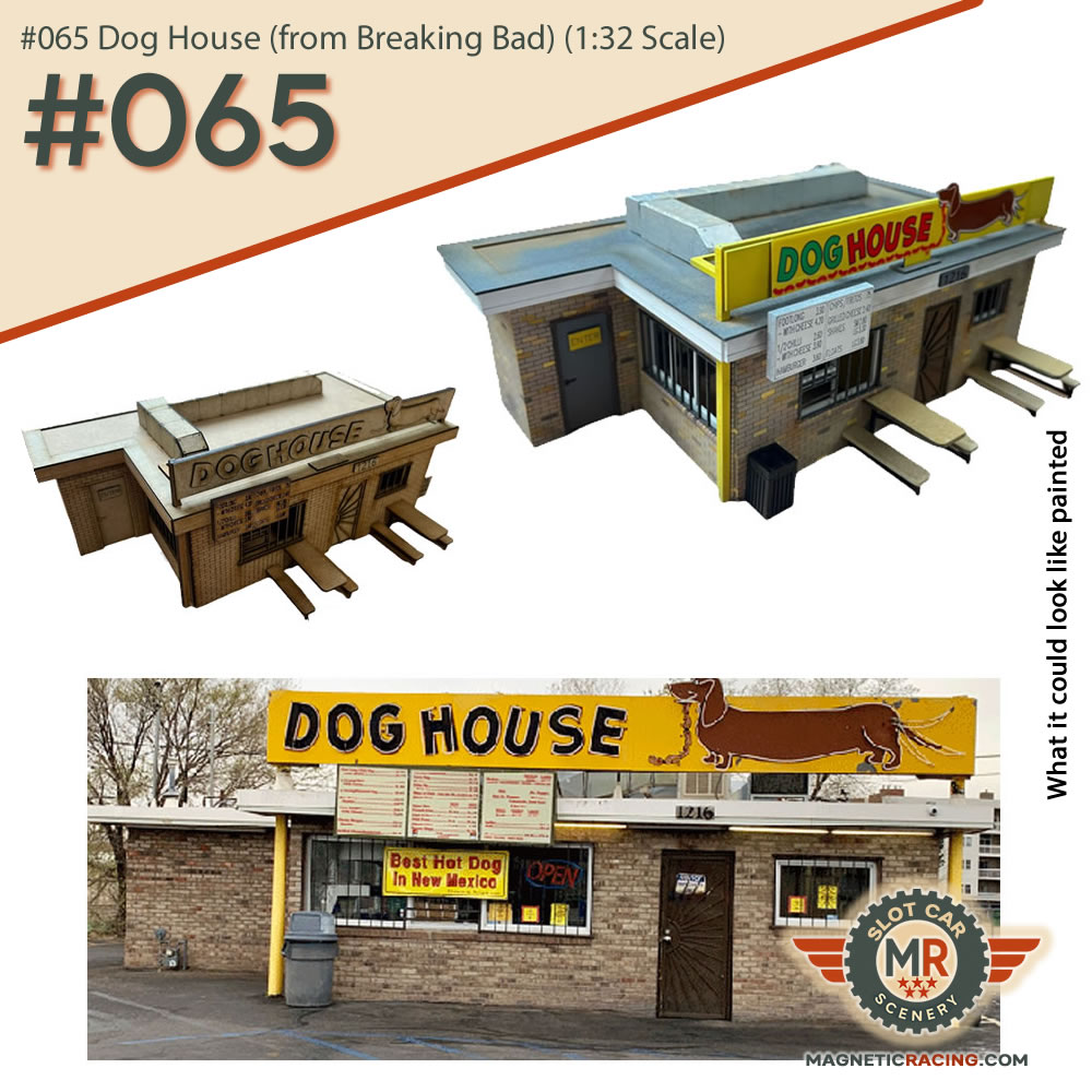 THE DOG HOUSE FROM BREAKING BAD IN 1:32 SCALE