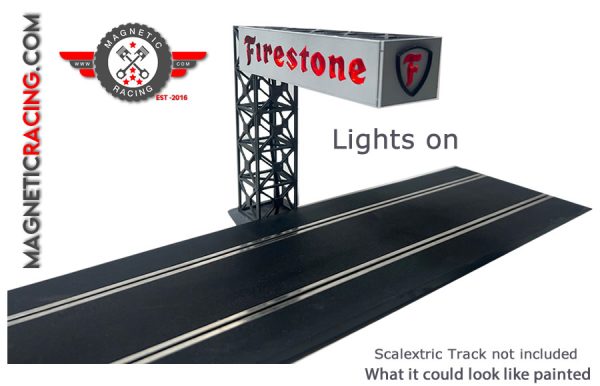 slot car half gantry firestone 1:32 scale